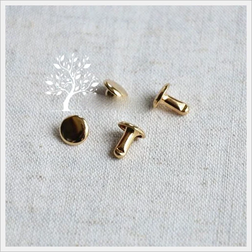 DIY double side leather craft rivet golden color 6mm 8mm decoration studs for clothing 500sets/lot
DIY double side leather craft rivet golden color 6mm 8mm decoration studs for clothing 500sets/lot