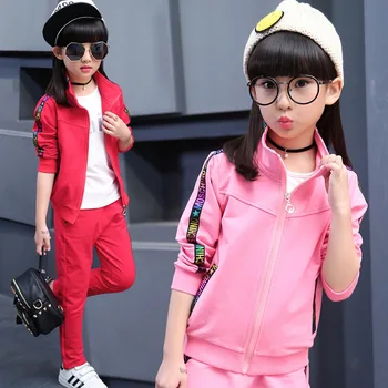 2019 Spring Girls In The Big Children Clothing Two-Piece Cotton Casual Sports Suit School Uniform Tide
2019 Spring Girls In The Big Children Clothing Two-Piece Cotton Casual Sports Suit School Uniform Tide