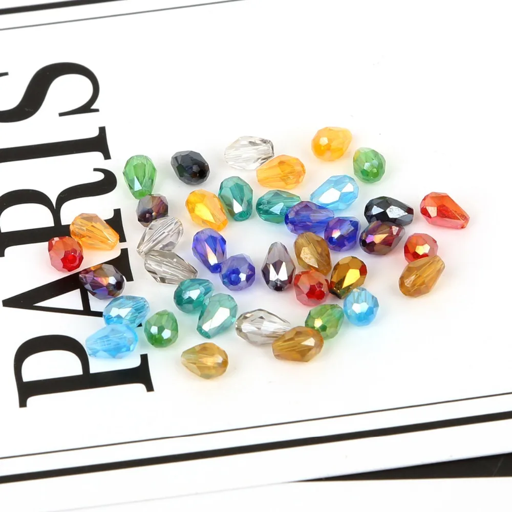 Hot Sale 4x6mm Approx70pcs Colorful Water Drop Shape Austrian Crystal Czech Beads Glass Beads DIY Handmade Jewelry Accessories
Hot Sale 4x6mm Approx70pcs Colorful Water Drop Shape Austrian Crystal Czech Beads Glass Beads DIY Handmade Jewelry Accessories