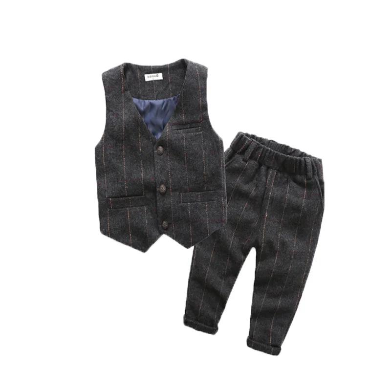 Boys Plaid Wedding Formal Suits Birthday Party Dress Kids Gentleman Tuxedo Waistcoat Pants 2Pcs Piano Performance Clothes
Boys Plaid Wedding Formal Suits Birthday Party Dress Kids Gentleman Tuxedo Waistcoat Pants 2Pcs Piano Performance Clothes