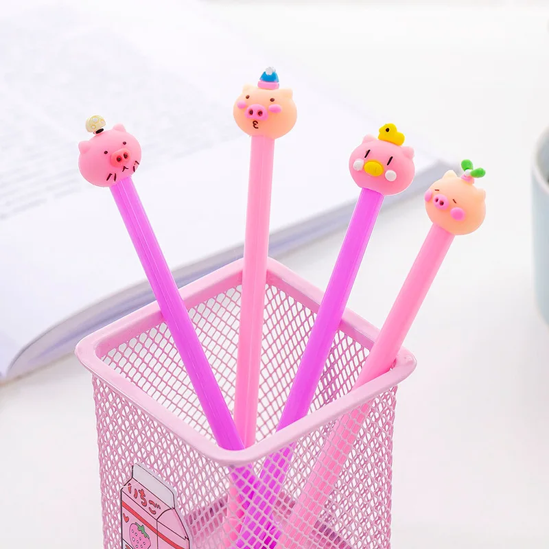 4 pc/lot Creative Hat pig Gel ink pen/ cartoon student office water pen / school signature pen/children gift/stationery
4 pc/lot Creative Hat pig Gel ink pen/ cartoon student office water pen / school signature pen/children gift/stationery