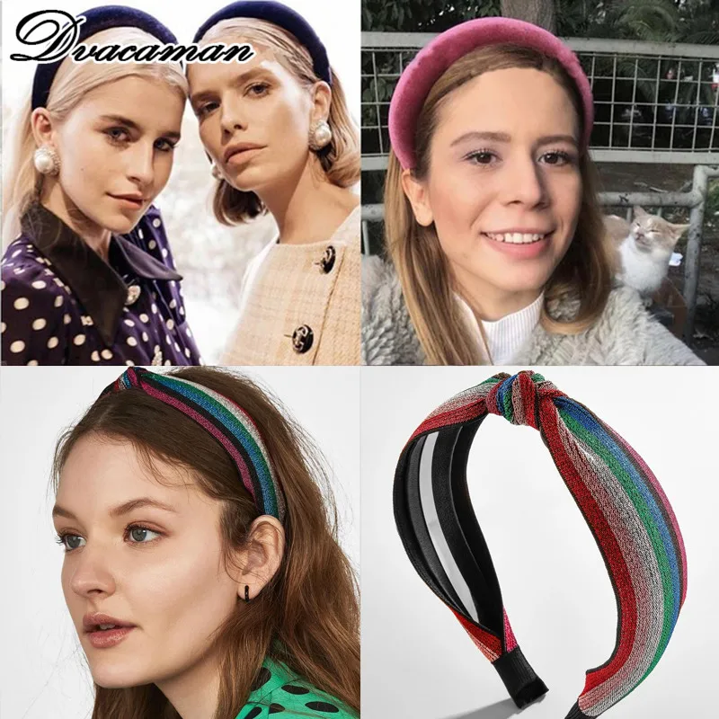 Dvacaman 2019 New Trendy Velvet Thick Headbands for Women Girls Handmade Headwear Wide Plastic Hairbands Bohemian Hair Jewelry
Dvacaman 2019 New Trendy Velvet Thick Headbands for Women Girls Handmade Headwear Wide Plastic Hairbands Bohemian Hair Jewelry