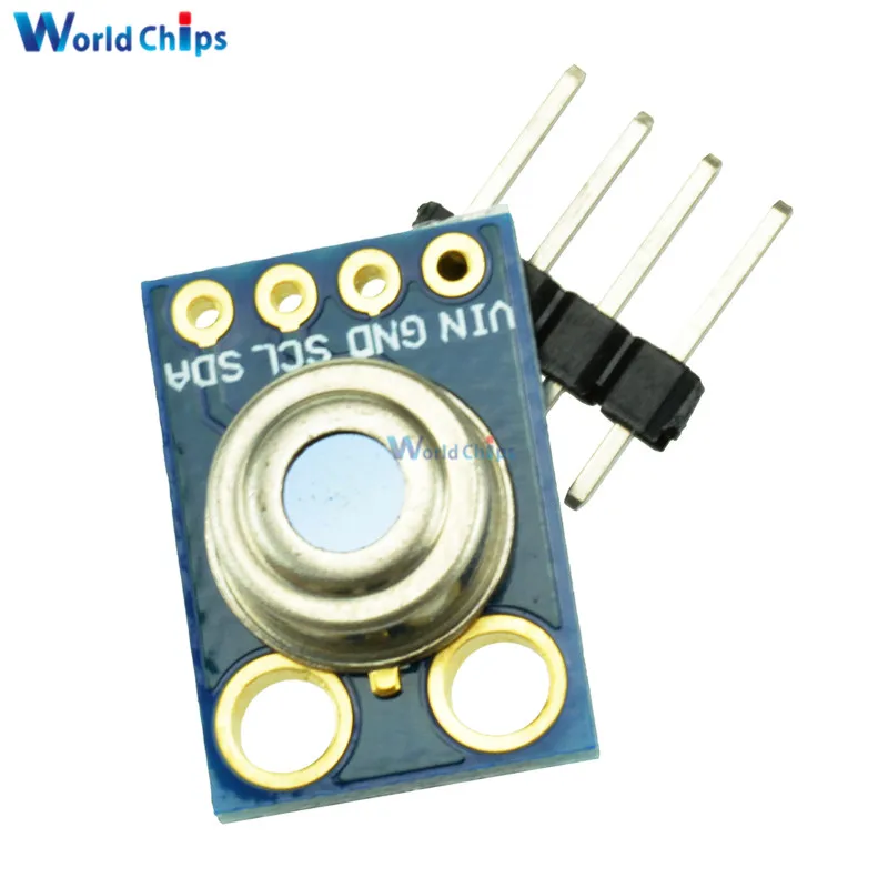GY-906 MLX90614 MLX90614ESF non-contact Infrared Temperature Sensor Module IIC Interface IR Sensor for Arduino Compatible
GY-906 MLX90614 MLX90614ESF non-contact Infrared Temperature Sensor Module IIC Interface IR Sensor for Arduino Compatible