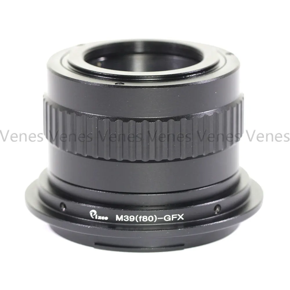 Адаптер объектива Venes M39 (F80)-GFX подходит для объектива M39 EF для Fujifilm G-Mount Camera Adapter
Адаптер объектива Venes M39 (F80)-GFX подходит для объектива M39 EF для Fujifilm G-Mount Camera Adapter