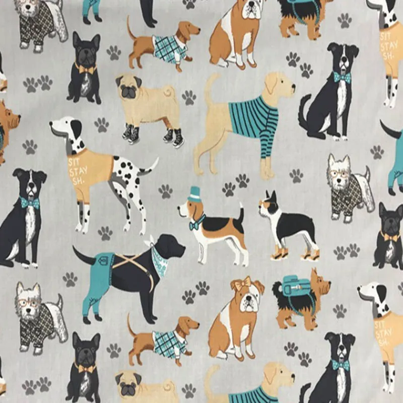 100% cotton twill cloth GRAY cartoon pet dogs footprint fabrics for DIY kids bedding cot sheet apparel dress handwork decoration
100% cotton twill cloth GRAY cartoon pet dogs footprint fabrics for DIY kids bedding cot sheet apparel dress handwork decoration