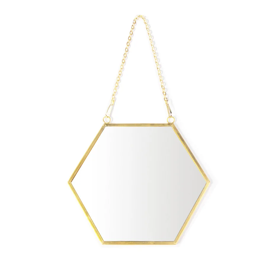 Nordic Style Hexagon Mirror,Iron Golden Frame,Wall-mounted,Salon Mirror,Wall Art for Bathroom Entryways Living Rooms
Nordic Style Hexagon Mirror,Iron Golden Frame,Wall-mounted,Salon Mirror,Wall Art for Bathroom Entryways Living Rooms