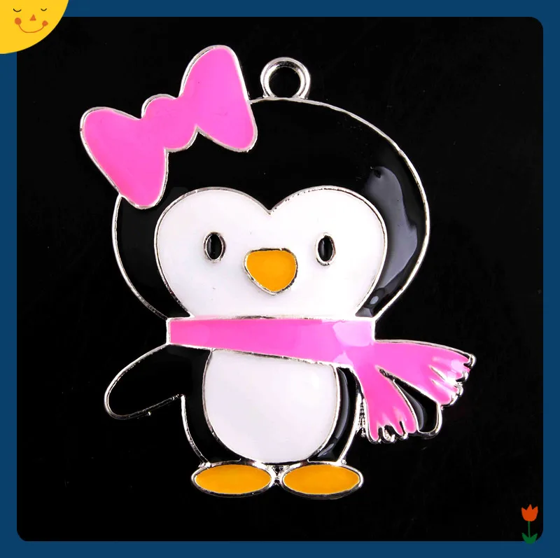OYKZA Fashion Jewelry 42*50mm 5pcs Zice Alloy Penguin Enamel Pendants for Chunky Beads Necklace Making
OYKZA Fashion Jewelry 42*50mm 5pcs Zice Alloy Penguin Enamel Pendants for Chunky Beads Necklace Making