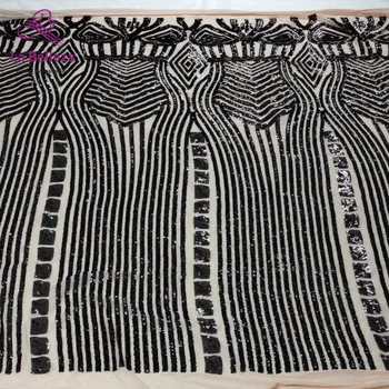 New arrivals black/off white sequins on netting embroidered lace fabric for evening wedding dress lace fabric 130cm by yard
New arrivals black/off white sequins on netting embroidered lace fabric for evening wedding dress lace fabric 130cm by yard