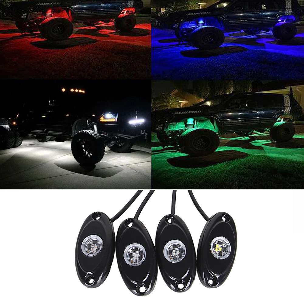 8 Pcs LED Rock Light Kit Off Road ATV SUV Offroad Truck Boat 12V 24V 4x4 Under Body Wheel White Blue Green Red Light Rock Lights
8 Pcs LED Rock Light Kit Off Road ATV SUV Offroad Truck Boat 12V 24V 4x4 Under Body Wheel White Blue Green Red Light Rock Lights