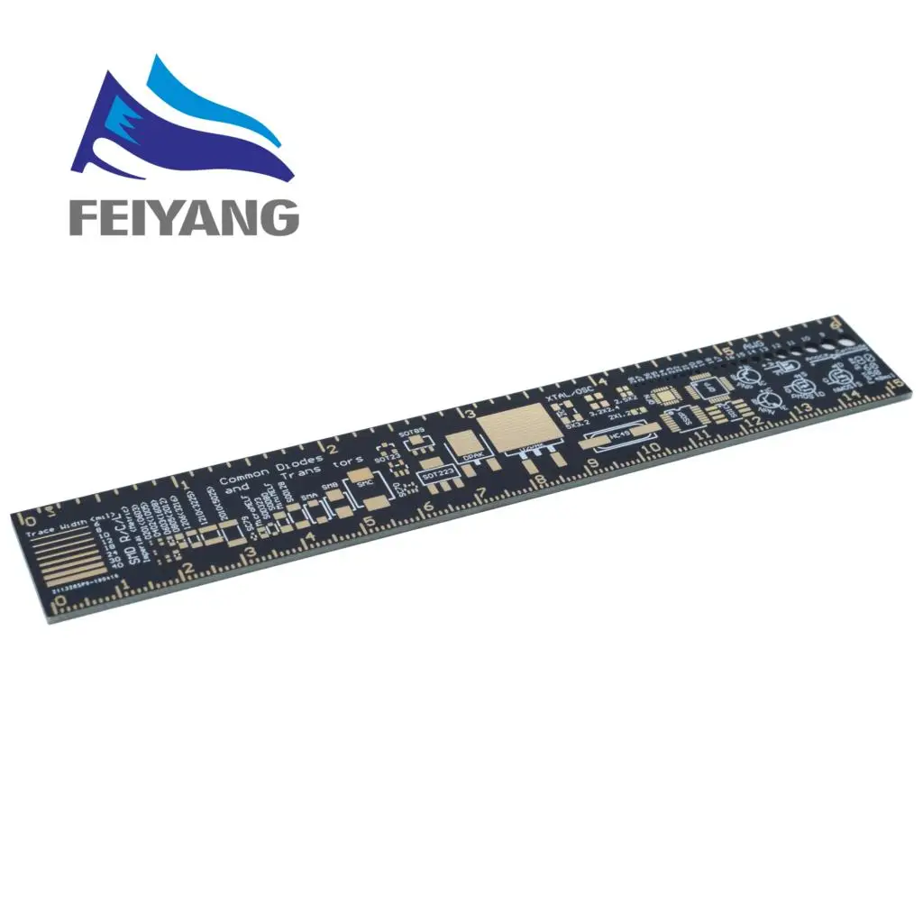 PCB Ruler For Electronic Engineers For Geeks Makers Fans PCB Reference Ruler PCB Packaging Units v2 - 6
PCB Ruler For Electronic Engineers For Geeks Makers Fans PCB Reference Ruler PCB Packaging Units v2 - 6