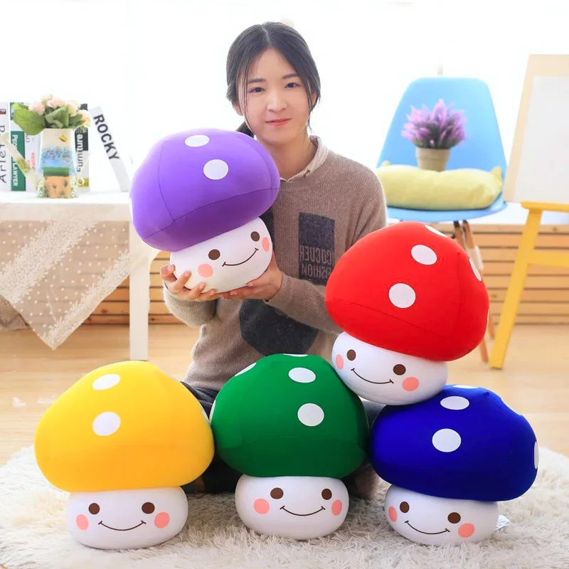35x25cm Mushrooms Plush Toys Pillow Doll Stuffed Cloth Cushion Soft Room Decoration Birthday Gift for Baby Girl
35x25cm Mushrooms Plush Toys Pillow Doll Stuffed Cloth Cushion Soft Room Decoration Birthday Gift for Baby Girl
