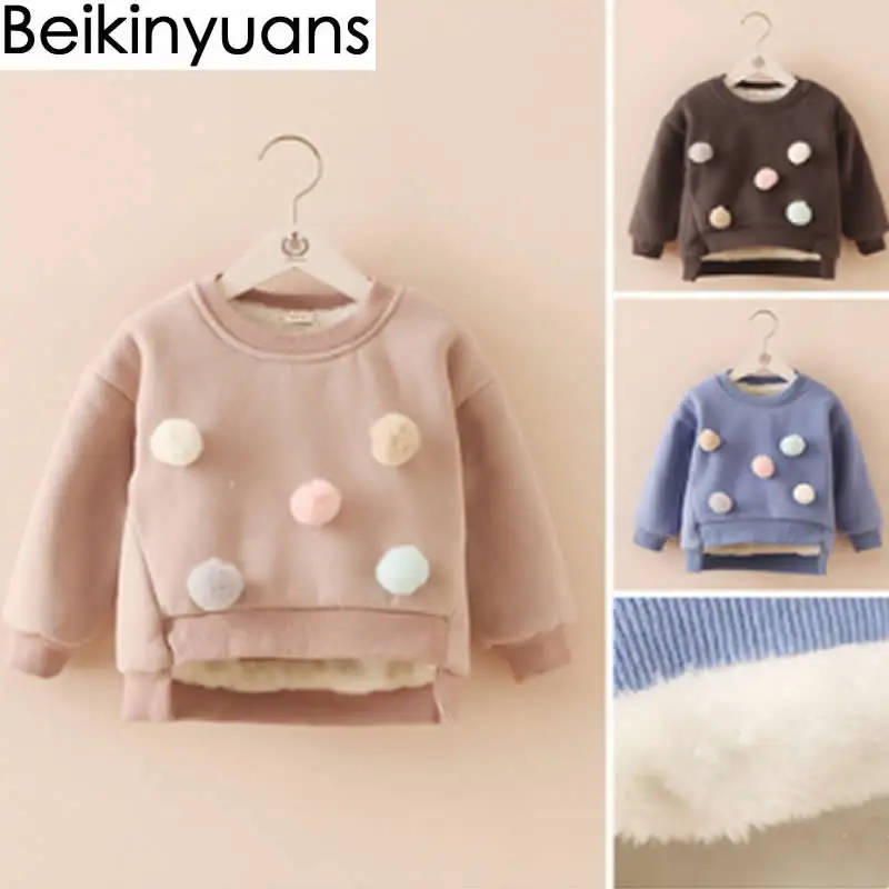 2017 Kids Clothes Winter Korean Boys and Girls Hood Hair Ball Cute Velvet Padded Warm Sweater Outwear Coat Clothing
2017 Kids Clothes Winter Korean Boys and Girls Hood Hair Ball Cute Velvet Padded Warm Sweater Outwear Coat Clothing