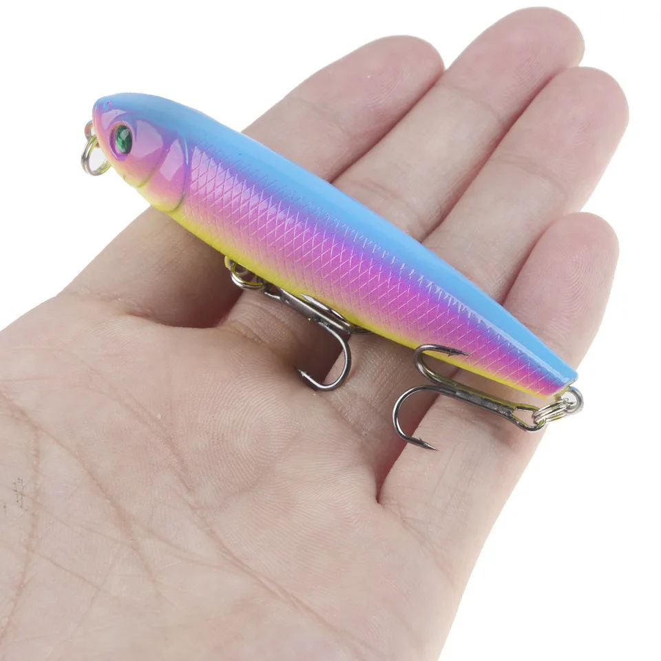 1pcs Pencil Lure Crankbait Hard Bait Tight Wobble Slow Floating Jerkbait High Quality ABS Model 8cm 9.5g Fishing Lure Swimbait
1pcs Pencil Lure Crankbait Hard Bait Tight Wobble Slow Floating Jerkbait High Quality ABS Model 8cm 9.5g Fishing Lure Swimbait