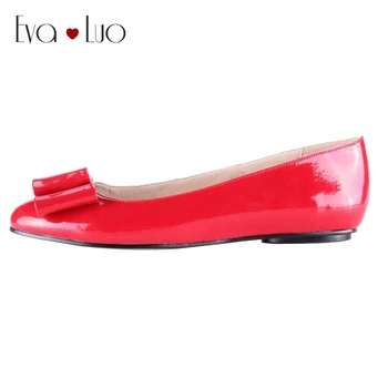 CHS307 Custom Made Big Size Patent Leather Bow Red Women Flat shoes Wedding Flats Ballet Flats Dress Shoes
CHS307 Custom Made Big Size Patent Leather Bow Red Women Flat shoes Wedding Flats Ballet Flats Dress Shoes
