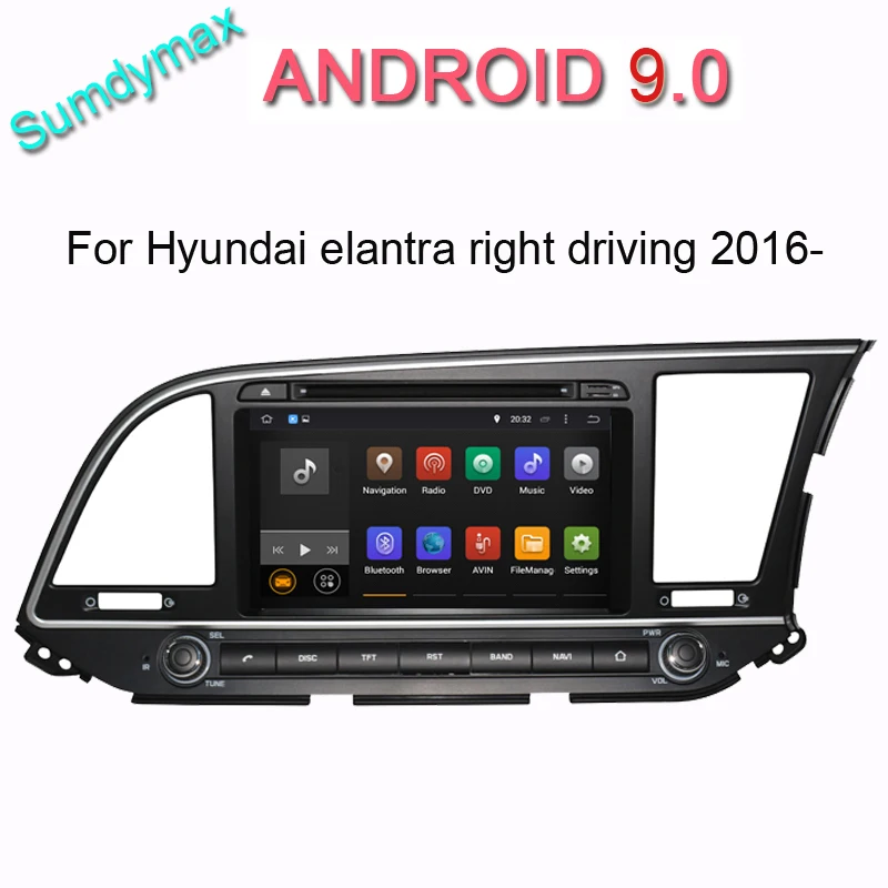 Android 9.0 car dvd player for hyundai elantra right driving 2016 2017 2018 with gps navigation wifi bluetooth headunit 8core
Android 9.0 car dvd player for hyundai elantra right driving 2016 2017 2018 with gps navigation wifi bluetooth headunit 8core