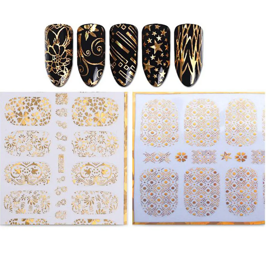 New Gold Flowers Nail Sticker 1PC Nail Art Transfer Stickers Decoration Design Manicure Tips Decal Decoration 0321#30
New Gold Flowers Nail Sticker 1PC Nail Art Transfer Stickers Decoration Design Manicure Tips Decal Decoration 0321#30
