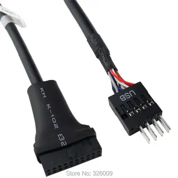 3pcs USB2.0 to USB3.0 20pin cable adapter data transfer cable for old motherboad USB2.0 for old computer case
3pcs USB2.0 to USB3.0 20pin cable adapter data transfer cable for old motherboad USB2.0 for old computer case