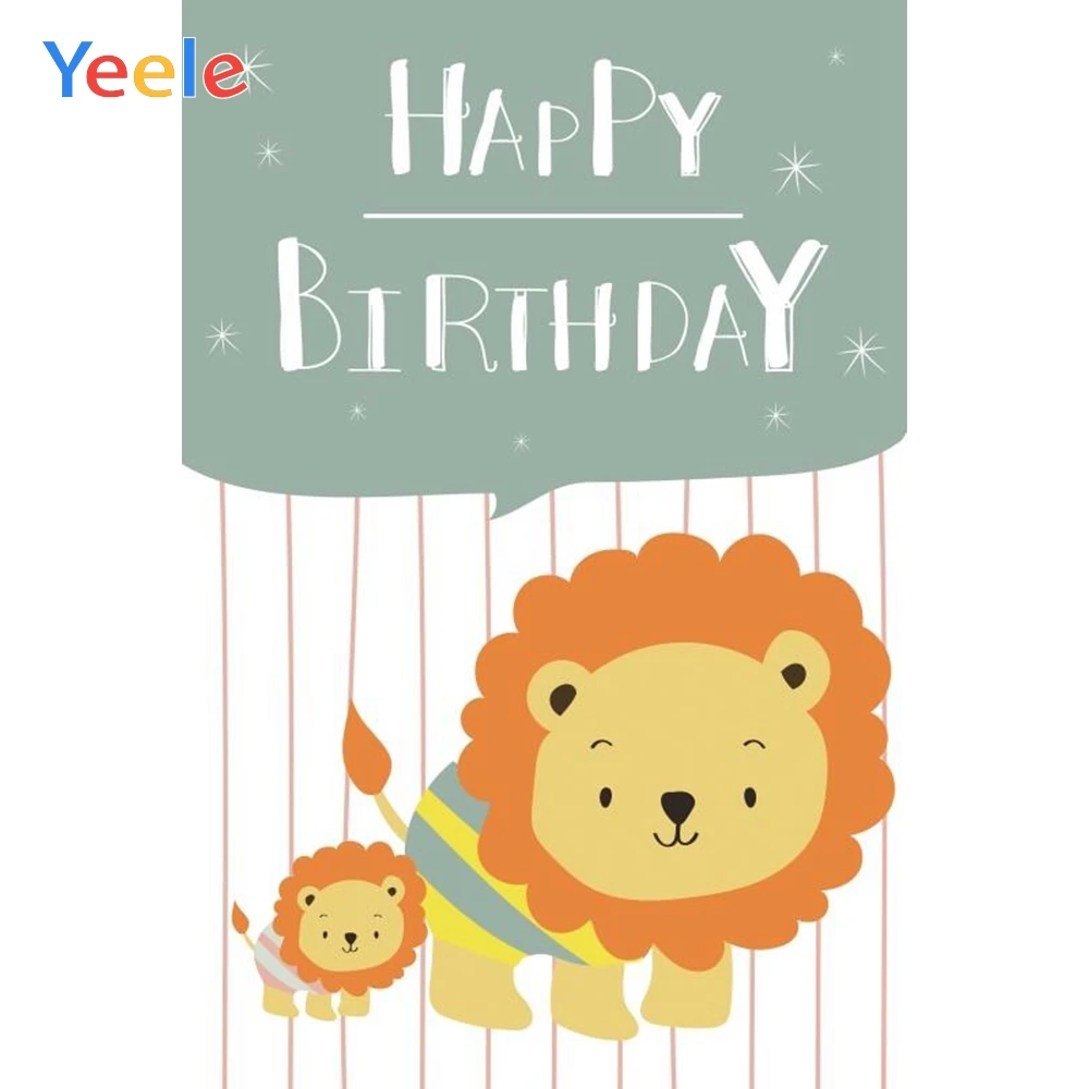 Yeele Cartoon Lion Stars Baby Birthday Party Portrait Photographic Background Customized Photography Backdrop For Photo Studio
Yeele Cartoon Lion Stars Baby Birthday Party Portrait Photographic Background Customized Photography Backdrop For Photo Studio
