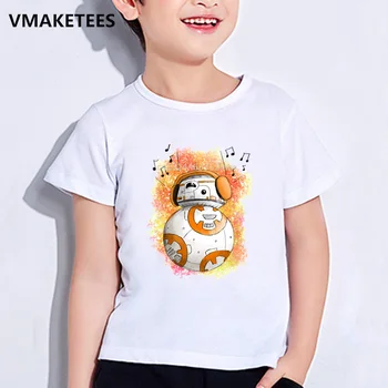 Kids Summer Short Sleeve Girls & Boys T shirts Star Wars BB-8 Cartoon Print Children's T-shirt Casual Funny Baby Clothes,HKP5163
Kids Summer Short Sleeve Girls & Boys T shirts Star Wars BB-8 Cartoon Print Children's T-shirt Casual Funny Baby Clothes,HKP5163
