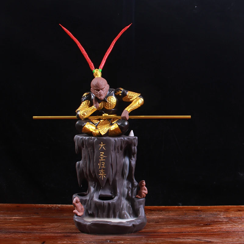 Backflow Incense Burner Ceramic Creative Character Meditation Ornaments Interior Decoration Aromatherapy + 10Pcs Incense Cones
Backflow Incense Burner Ceramic Creative Character Meditation Ornaments Interior Decoration Aromatherapy + 10Pcs Incense Cones