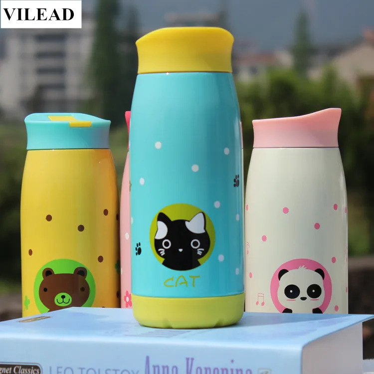 VILEAD Cartoon Stainless Steel Thermos Mug Garrafa Termica Bullet Cup Termos Vacuum Flask Cup Office Insulated Water Bottle
VILEAD Cartoon Stainless Steel Thermos Mug Garrafa Termica Bullet Cup Termos Vacuum Flask Cup Office Insulated Water Bottle