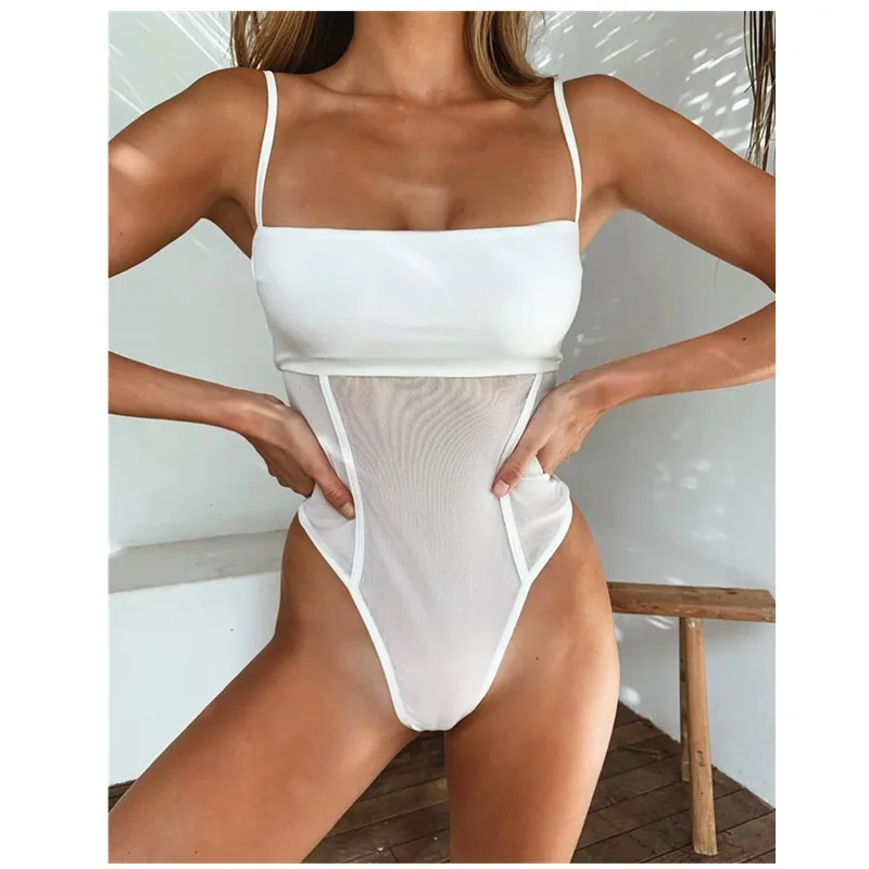 Sexy Gauze Bikini 2019 Plain Colour Swimming Suit Bumper Swimwear For Women One Piece Swimsuit Monokini Beach Suit Female 
Sexy Gauze Bikini 2019 Plain Colour Swimming Suit Bumper Swimwear For Women One Piece Swimsuit Monokini Beach Suit Female
