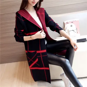 Ladies spring 2020 early spring new knit jacket female spring and autumn cardigan sweater female long section tide
Ladies spring 2020 early spring new knit jacket female spring and autumn cardigan sweater female long section tide