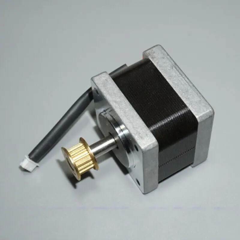 MOONS 0.9 Degree 35mm 2-Phase 4-Wire Stepper Motor 5mm Shaft Copper Pulley Robot ss
MOONS 0.9 Degree 35mm 2-Phase 4-Wire Stepper Motor 5mm Shaft Copper Pulley Robot ss