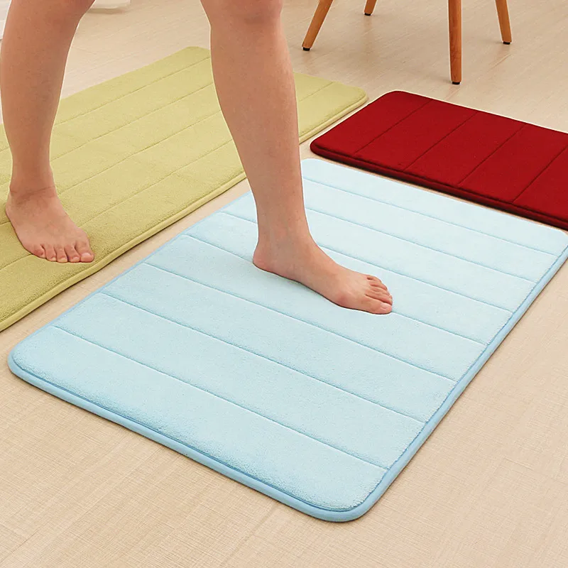 Thick coral fleece memory foam carpet non-slip absorbent bath mat slow rebound carpet kitchen bathroom mats
Thick coral fleece memory foam carpet non-slip absorbent bath mat slow rebound carpet kitchen bathroom mats