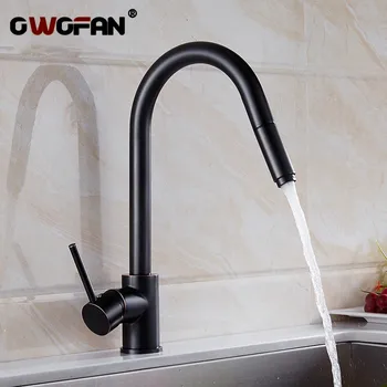 Kitchen Faucet Kitchen Sink Faucet Single Lever Black Swivel 360 Degree Water Tap 2 Hose Hot and Cold Water Mixer OWO-N22-039
Kitchen Faucet Kitchen Sink Faucet Single Lever Black Swivel 360 Degree Water Tap 2 Hose Hot and Cold Water Mixer OWO-N22-039