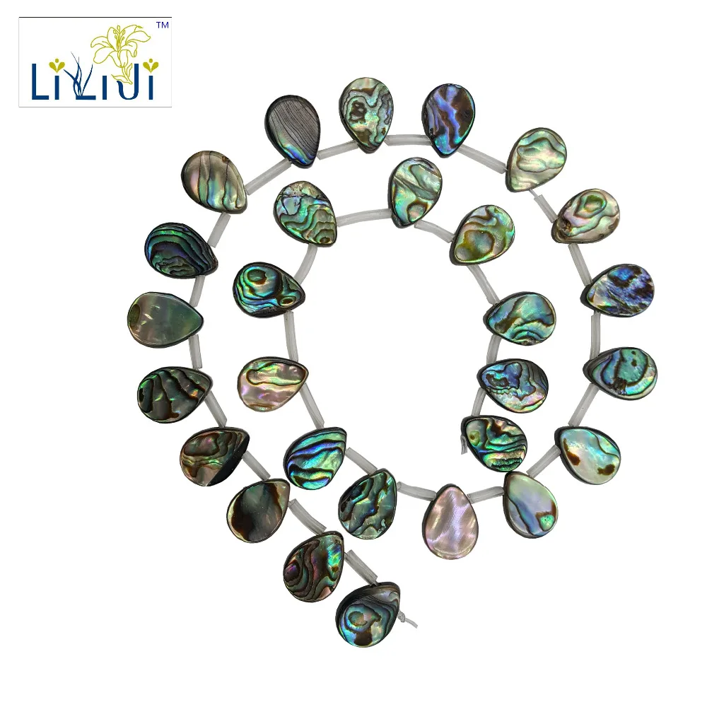 LiiJi Unique Natural Abalone Shell Beads Tear Drop Shape approx 10x14mm DIY Jewelry Making Bracelet Necklace Approx 39cm
LiiJi Unique Natural Abalone Shell Beads Tear Drop Shape approx 10x14mm DIY Jewelry Making Bracelet Necklace Approx 39cm