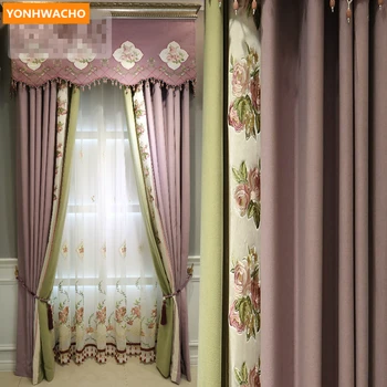Custom curtains High-end sunscreen European Chevron bedroom garden pink purple cloth blackout curtain tulle valance drape B418
Custom curtains High-end sunscreen European Chevron bedroom garden pink purple cloth blackout curtain tulle valance drape B418