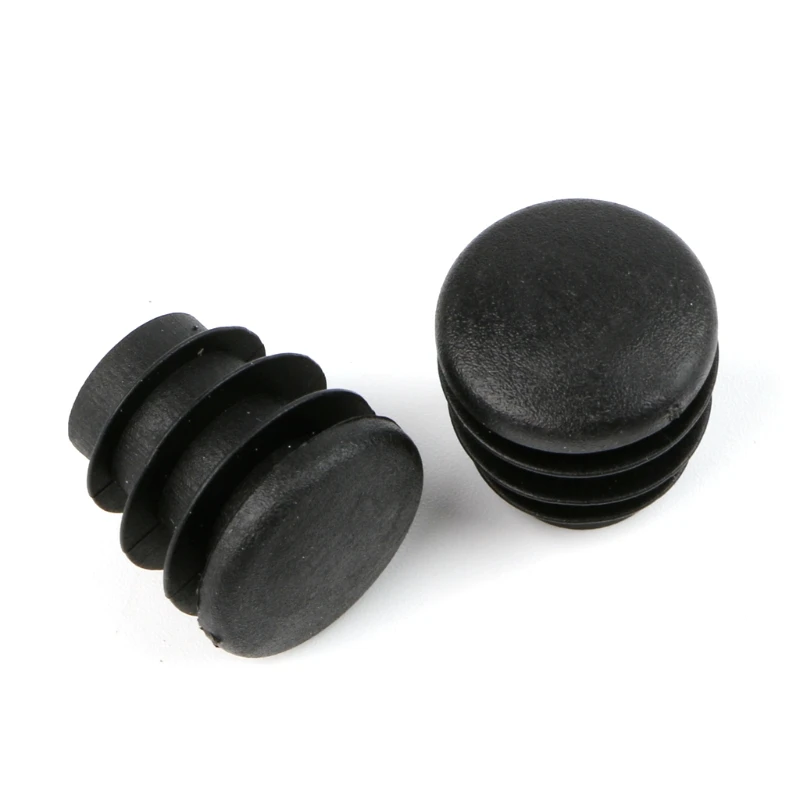 10 шт. черные пластиковые ножки для мебели заглушка круглой трубки # Sep.10|Мебельные