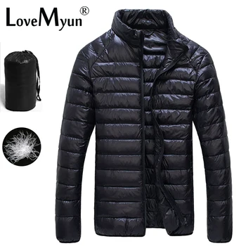 2019 Autumn Winter puffer Duck Down Jacket Ultra light Men 90% Coat Waterproof Down Parkas Fashion mens collar Outerwear coat
2019 Autumn Winter puffer Duck Down Jacket Ultra light Men 90% Coat Waterproof Down Parkas Fashion mens collar Outerwear coat