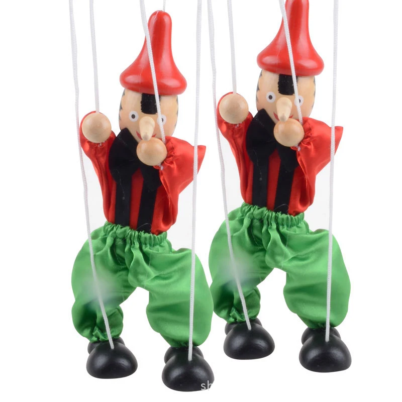 New Funny Toy Pull String Puppet Long nose Wooden Marionette Puppet Toy Joint Activity Doll --- Loveful
New Funny Toy Pull String Puppet Long nose Wooden Marionette Puppet Toy Joint Activity Doll --- Loveful