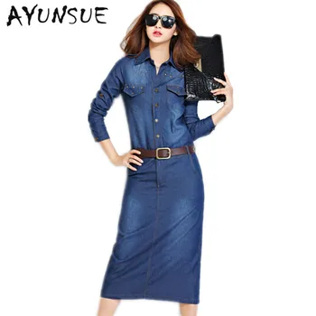 New Listing 2020 Spring Autumn New Slim Long Sleeved Maxi Denim Dress Plus Size XXXL Jeans Dresses Long Robe AW0276
New Listing 2020 Spring Autumn New Slim Long Sleeved Maxi Denim Dress Plus Size XXXL Jeans Dresses Long Robe AW0276