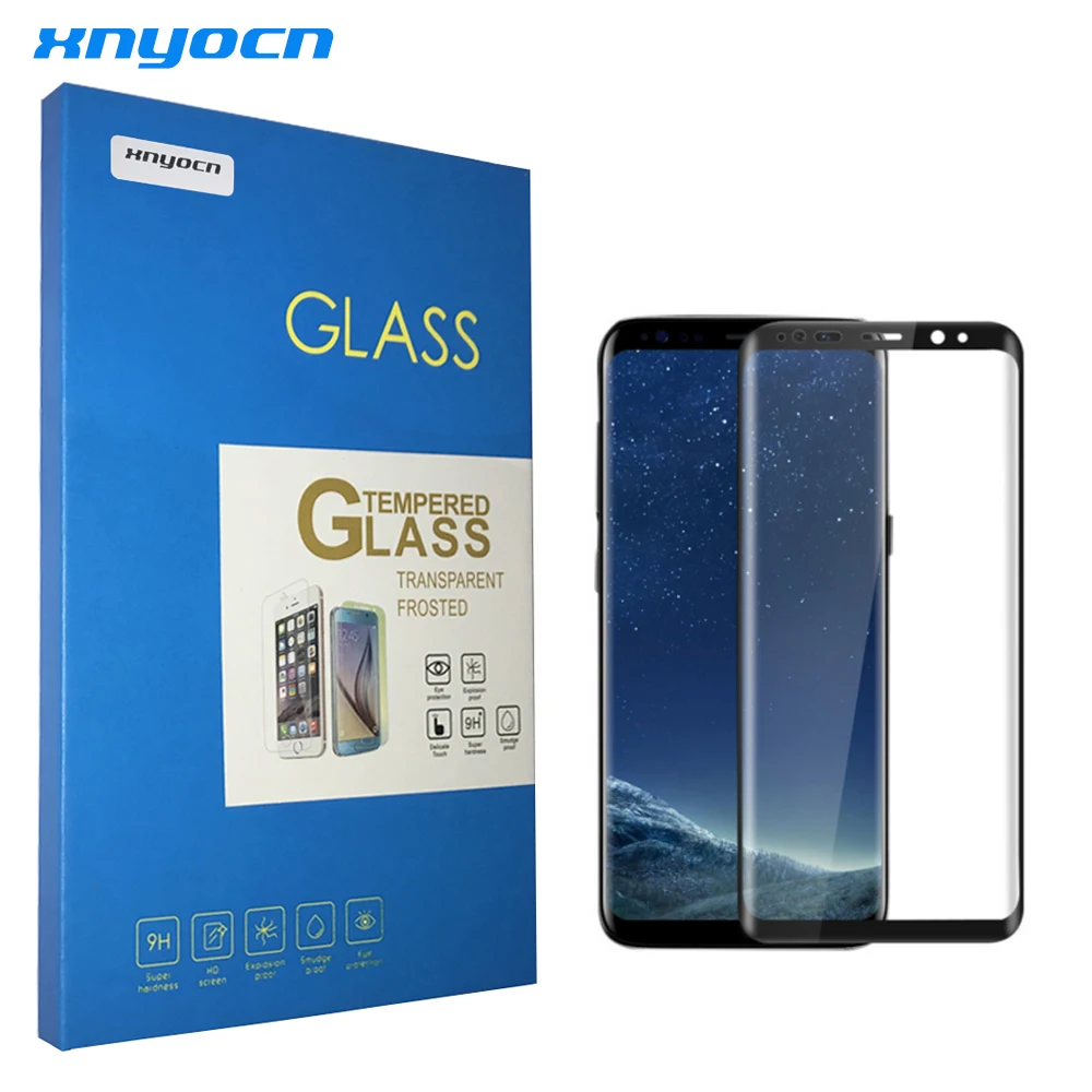 Xnyocn Newly 3D Curved Tempered Glass For Samsung S8 Plus Smart Phone 9H Full Cover Screen Protector Film for Galaxy s8 In Stock
Xnyocn Newly 3D Curved Tempered Glass For Samsung S8 Plus Smart Phone 9H Full Cover Screen Protector Film for Galaxy s8 In Stock