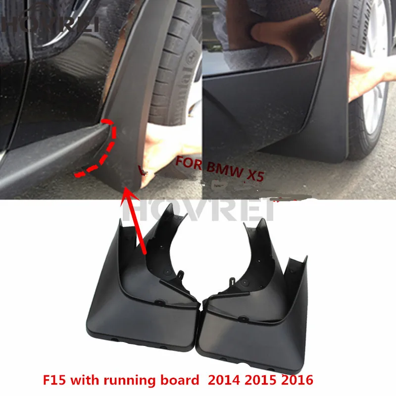 4PSC/Set Car Splash Guards Mud Guards mudFlaps mudguards FOR BMW X5 F15 with running board 2014 2015 2016 fender mud flap
4PSC/Set Car Splash Guards Mud Guards mudFlaps mudguards FOR BMW X5 F15 with running board 2014 2015 2016 fender mud flap