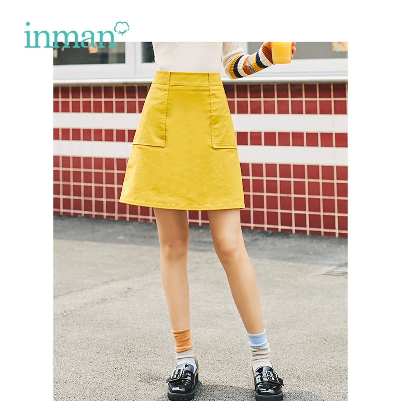 INMAN 2019 Spring Autumn New Arrival Female Active A-line skirt Slim Fashion Casual Wild Models Short Skirt
INMAN 2019 Spring Autumn New Arrival Female Active A-line skirt Slim Fashion Casual Wild Models Short Skirt