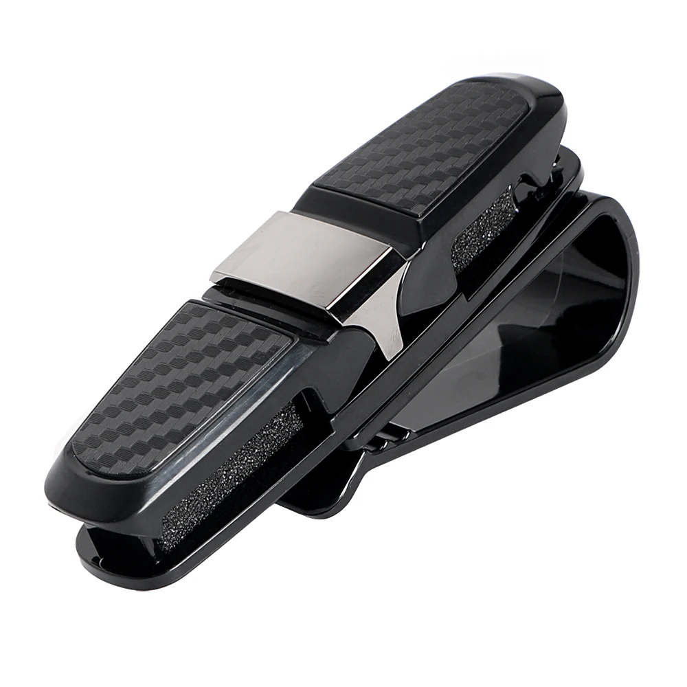Car Sun Visor Sunglasses Holder Eyeglasses Clip Universal Black Ticket Card Clamp Fastener Cip ABS Car Glasses Cases Portable
Car Sun Visor Sunglasses Holder Eyeglasses Clip Universal Black Ticket Card Clamp Fastener Cip ABS Car Glasses Cases Portable