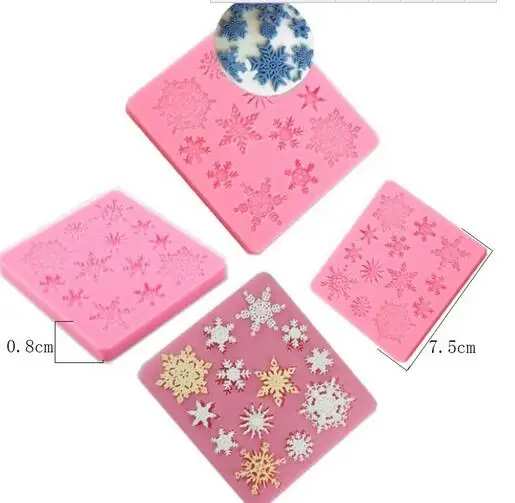 Soft silica gel cake decoration Fondant Chocolate Mold DIY snowflake Silicone baking mold
Soft silica gel cake decoration Fondant Chocolate Mold DIY snowflake Silicone baking mold