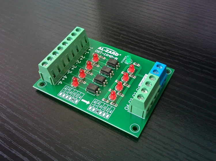 4 channels optocoupler isolation board PLC signal level voltage conversion board 1.8 3.3 5 12 24V NPN PNP 20KHz No Case
4 channels optocoupler isolation board PLC signal level voltage conversion board 1.8 3.3 5 12 24V NPN PNP 20KHz No Case