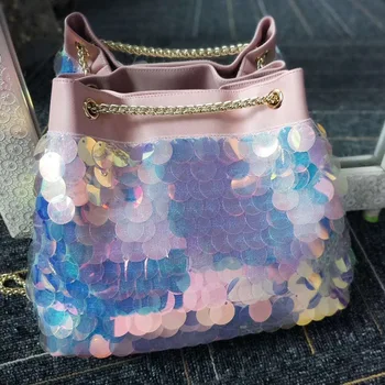 TekiEssica Ins Popular Cool Design Bling Sequined Bucket Women Shoulder Bags Brand Designer Ladies Crossbody Messenger Bags Tote
TekiEssica Ins Popular Cool Design Bling Sequined Bucket Women Shoulder Bags Brand Designer Ladies Crossbody Messenger Bags Tote