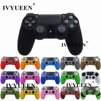 IVYUEEN 17 Colors Anti-slip Silicone Cover Skin Case for Sony PlayStation Dualshock 4