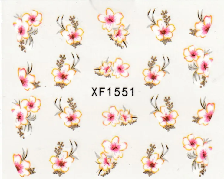 Artlalic 1Sheet Nail art Flower Water Transfer Nail Decals Nail Art Decoration Sticker Tips Dropshipping XF1551
Artlalic 1Sheet Nail art Flower Water Transfer Nail Decals Nail Art Decoration Sticker Tips Dropshipping XF1551