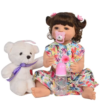 Bebes Reborn doll 57CM adoras Girl doll Full Body silicone Baby Doll Bath Toys gift Lifelike Newborn Princess silikon bebek
Bebes Reborn doll 57CM adoras Girl doll Full Body silicone Baby Doll Bath Toys gift Lifelike Newborn Princess silikon bebek