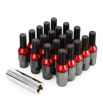 20PCS Steel Taper Conical Seat Wheel Bolts Lug Bolt With Caps For Bolts &key M12X1.25 M12X1.5 M14*1.25 M14*1.5 Lug Nuts For BMW
20PCS Steel Taper Conical Seat Wheel Bolts Lug Bolt With Caps For Bolts &key M12X1.25 M12X1.5 M14*1.25 M14*1.5 Lug Nuts For BMW