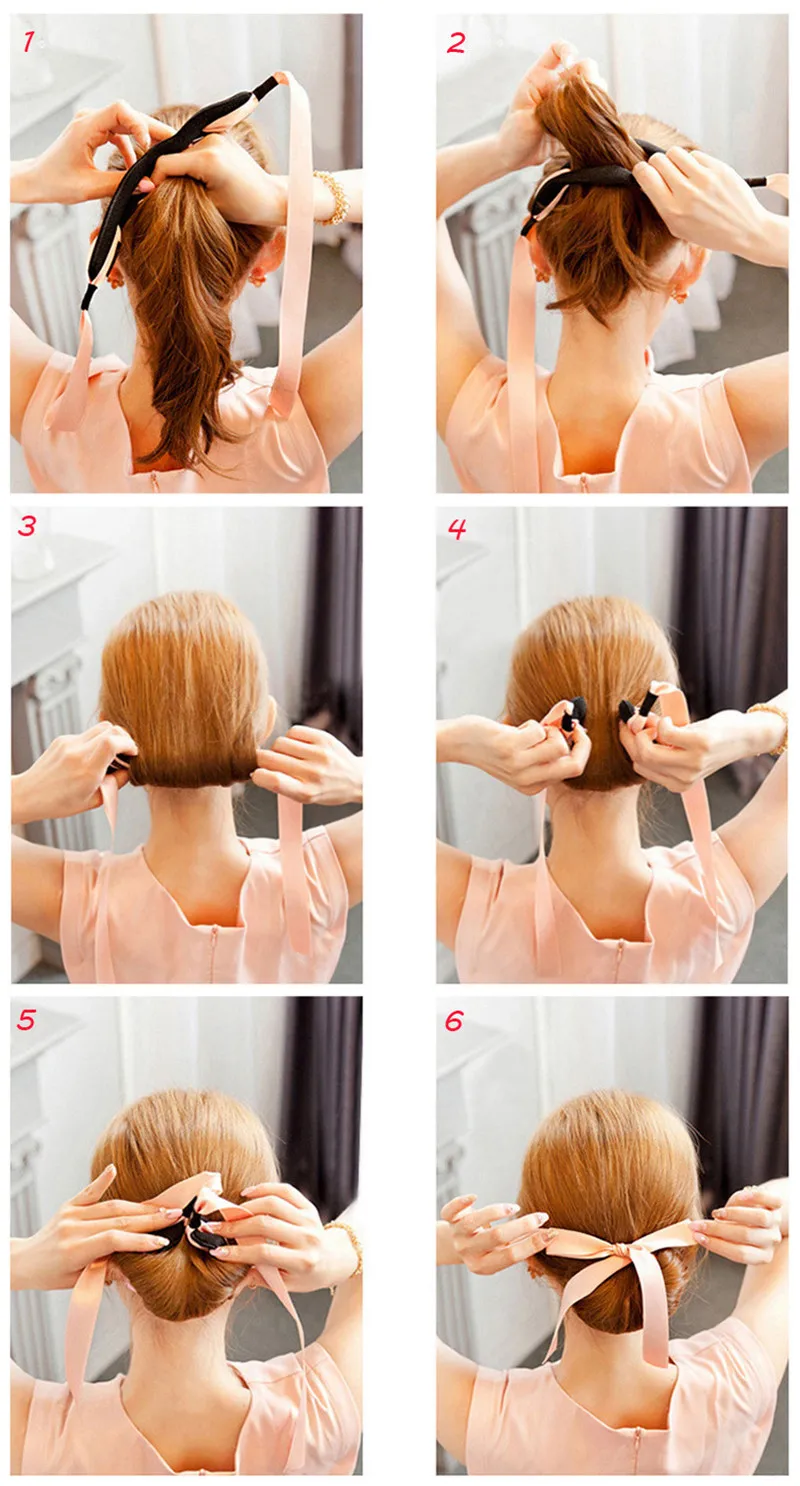 Fashion Women Hair Accessories New Hair Curls Bun Head Band Hair Maker Magic Hair Making Tool Ribbon Bowknot Bun Maker New
Fashion Women Hair Accessories New Hair Curls Bun Head Band Hair Maker Magic Hair Making Tool Ribbon Bowknot Bun Maker New