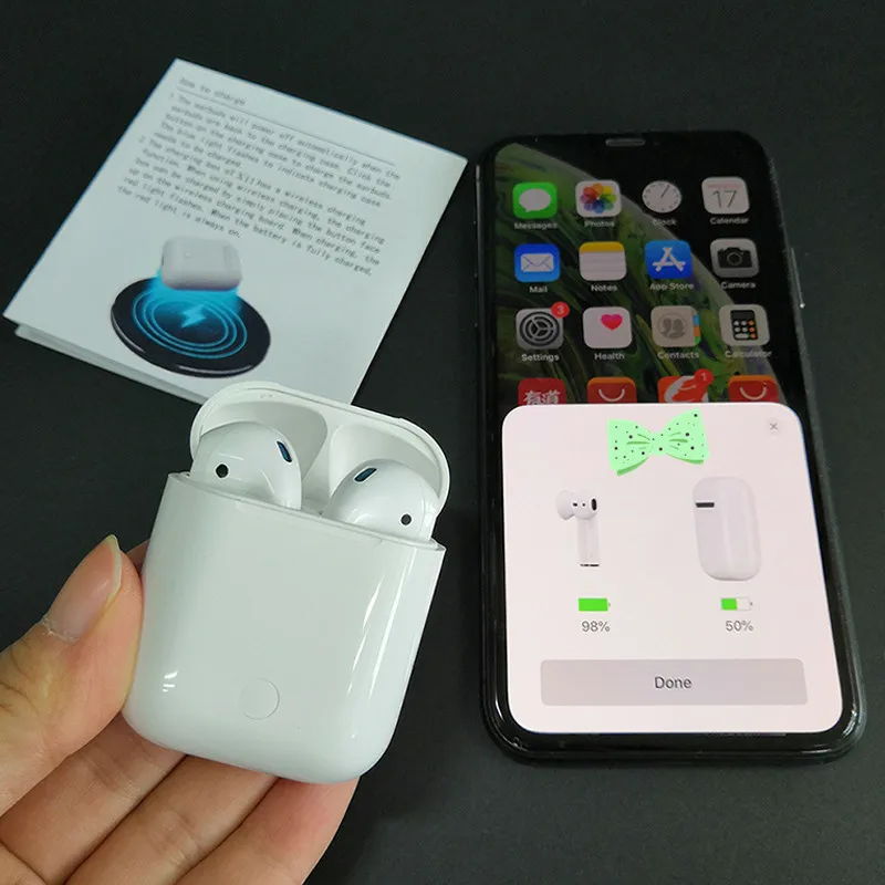 X11 TWS PK i20 TWS Wireless Earphones Bluetooth Earbuds Headset Wireless Charging PK w1 chip LK-TE9 i10 i12 i14 i16 i18 i20 TWS
X11 TWS PK i20 TWS Wireless Earphones Bluetooth Earbuds Headset Wireless Charging PK w1 chip LK-TE9 i10 i12 i14 i16 i18 i20 TWS
