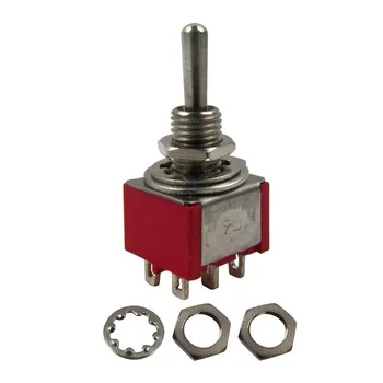 NEW 12pc/Pack Red Mini 2 Way Toggle Switch Electric Guitar Bass Switch AC 125V 6A ON/ON
NEW 12pc/Pack Red Mini 2 Way Toggle Switch Electric Guitar Bass Switch AC 125V 6A ON/ON